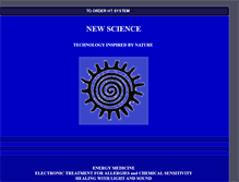 Tablet Screenshot of electronichealing.com